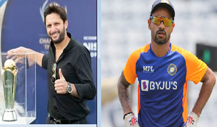 Shahid Afridi said to keep sports separate from politics, Shikhar Dhawan refused to play in national interest
