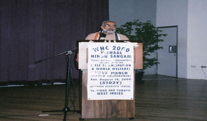 25 years ago Narendra Modi roared at the World Hindu Conference held in Trinidad, today his influence on the world
