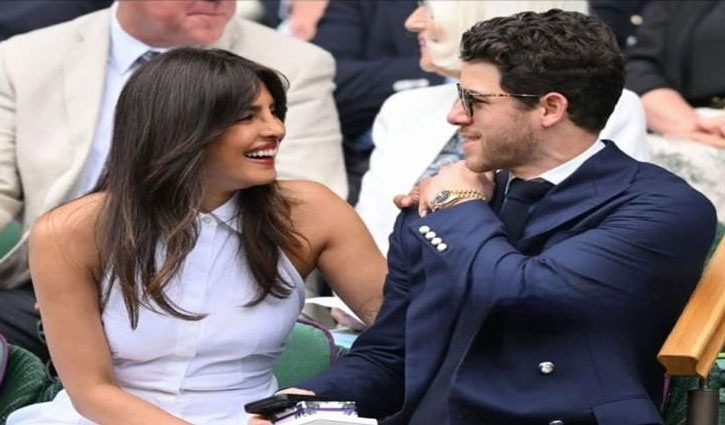 Priyanka Chopra and Nick Jonas reached Wimbledon, enjoyed tennis matches