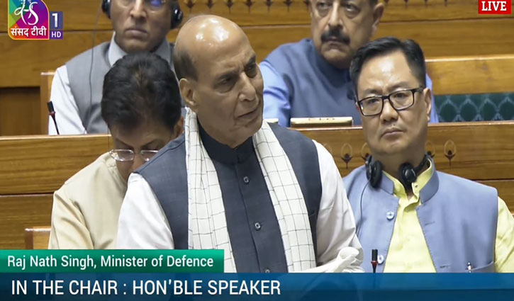 Defence Minister Rajnath Singh's scathing attack on the opposition, "They are demoralizing the army by questioning the success of Operation Sindoor"