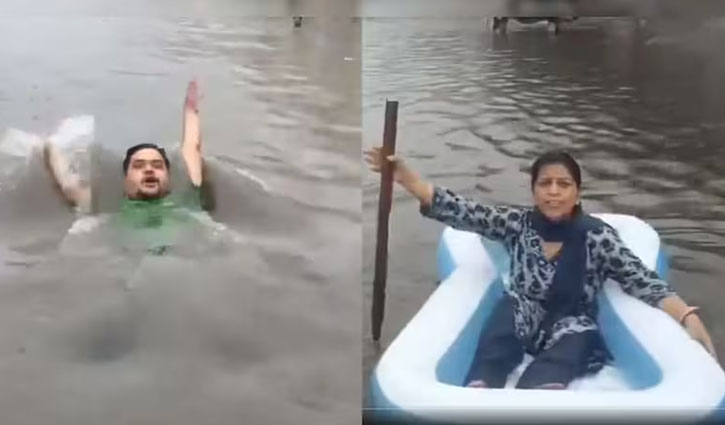 Waterlogging in Delhi due to heavy rain, AAP attacks ruling BJP