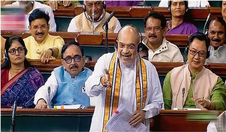 Opposition creates ruckus in Lok Sabha over 'Criminal MP' bill, paper thrown at Amit Shah