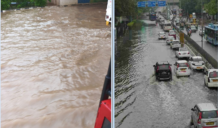 Heavy rains in Delhi-NCR and Mumbai affect life, red alert issued for Delhi