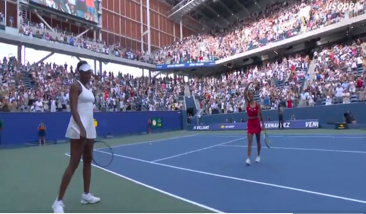 Venus Williams, Leylah Fernandez Into US Open Doubles Quarter-Finals