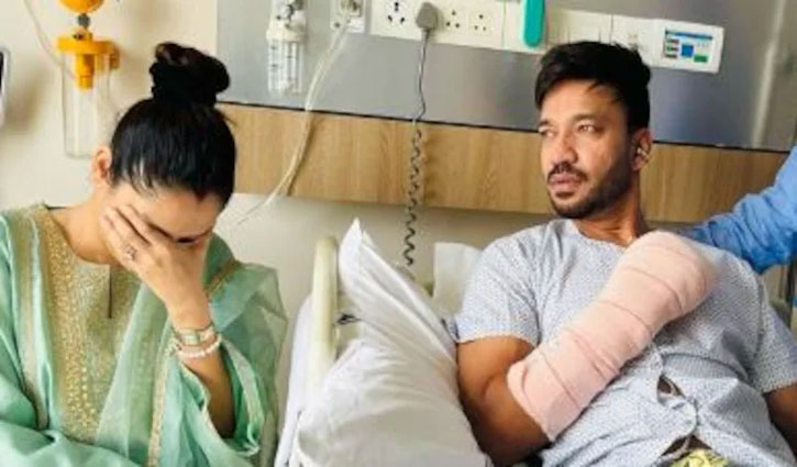 Vicky Jain injured in a horrific accident, got 45 stitches on his hand; Ankita Lokhande gets emotional in the hospital