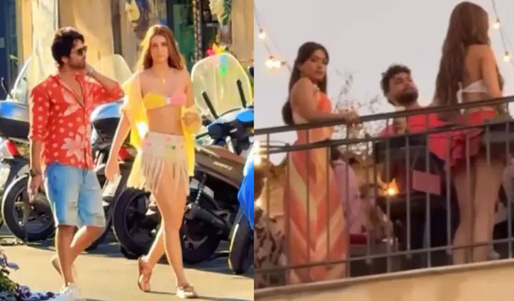 Cocktail 2: Shahid Kapoor, Kriti Sanon and Rashmika Mandanna spotted shooting in Italy, video goes viral