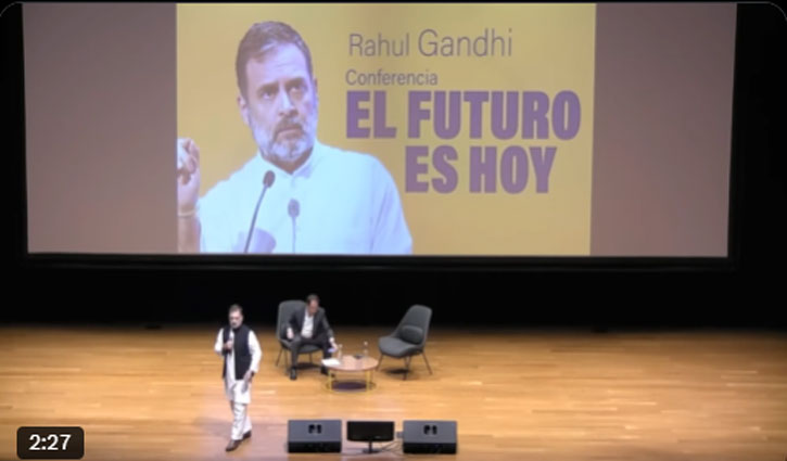 Rahul Gandhi explained why cars are heavier than bikes, and the BJP called it "nonsense."