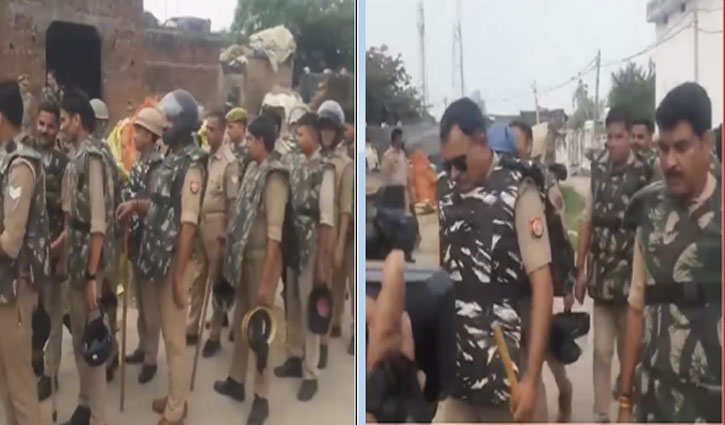 Police prepare for major action against illegal mosque in Sambal, area sealed, heavy security force deployed