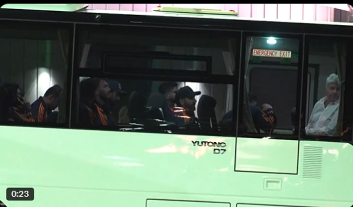 Team India reached Perth after several hours of flight delay