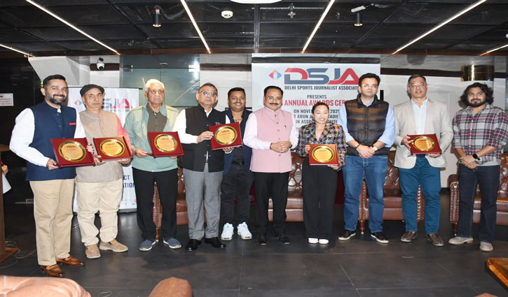 DSJA Awards: Mirabai Chanu honoured with the Sportsperson of the Year award