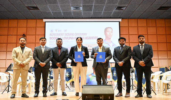 Lovlina Boxing Academy signs Memorandum of Understanding (MoU) with National Defence University for high-performance training