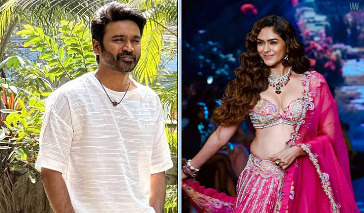 Dhanush-Mrunal Thakur dating rumours ignite again with the release of the teaser of the film 'Do Deewane Sheher Mein'.