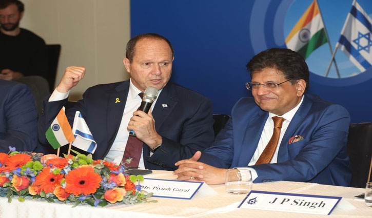 India-Israel FTA will enhance trade, economic and strategic partnership: Goyal