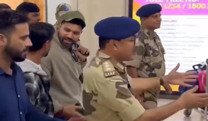 "He's our friend": Rohit Sharma's funny conversation with security staff goes viral