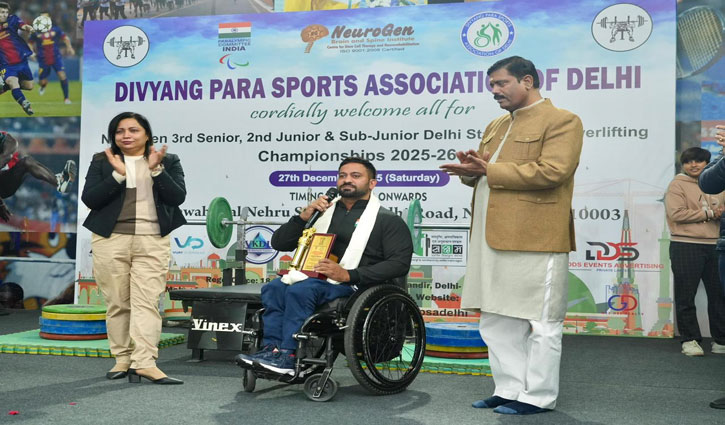 DPSA hosts Delhi State Para Powerlifting Championship 2025-26, 110 para-athletes participat across all categories