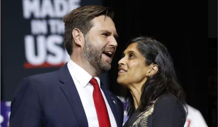 US Vice President JD Vance was outraged over racist attacks on his wife.
