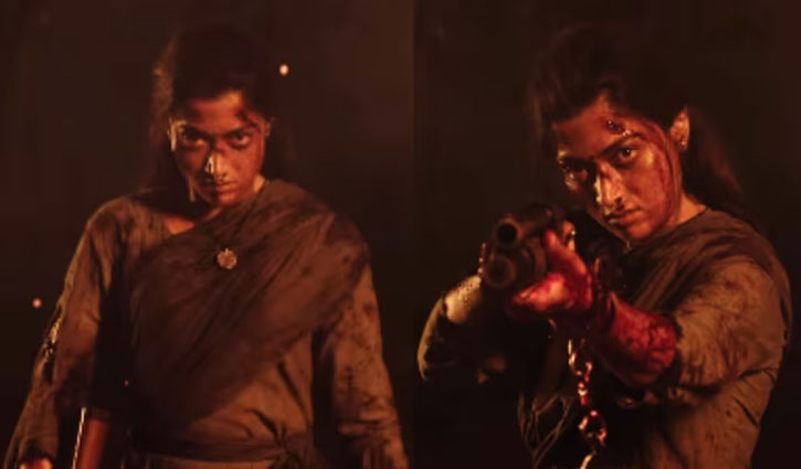 The teaser for 'Mysaa' has been released, showcasing Rashmika Mandanna in a new action-packed avatar.