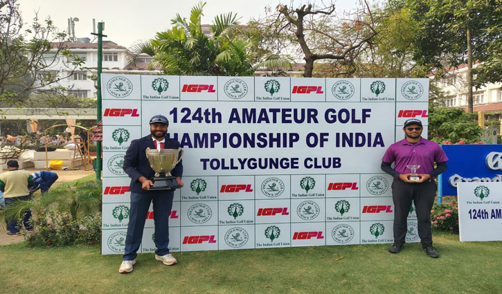 Noida golfer Sukhman Singh wins IGU 124th Amateur Golf Championship of India.