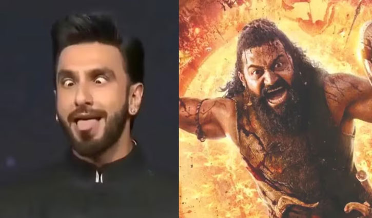 Ranveer Singh apologizes for the controversy surrounding Kantara's mimicry