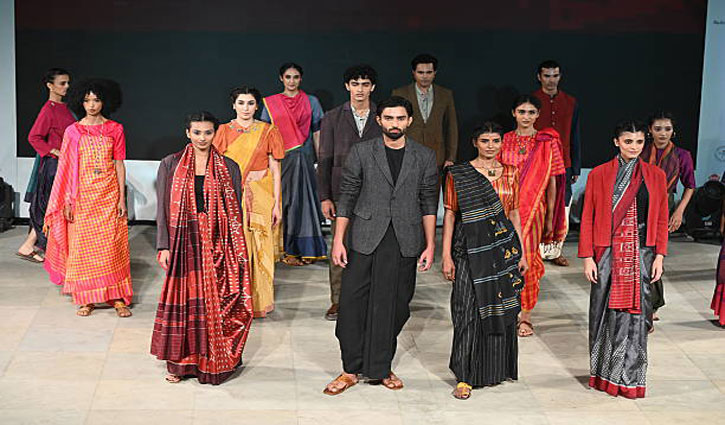 KVIC's grand fashion show at the National Crafts Museum