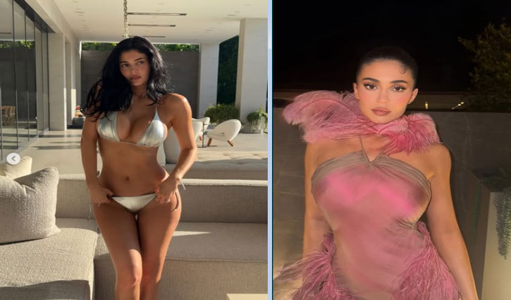 Kylie Jenner is in a 'summer forever' mood, sharing glamorous pictures on social media.