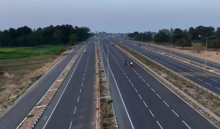 Uttar Pradesh's national highway network has grown by 34% in a decade, reaching approximately 11,000 km.
