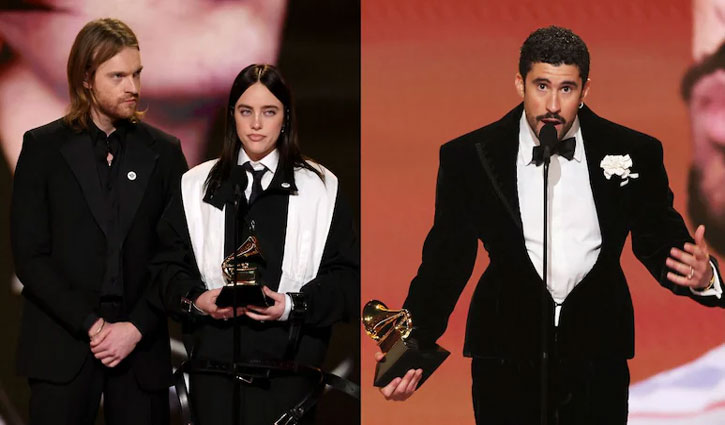 Grammy Awards: Artists including Bad Bunny and Billie Eilish spoke out against Trump's immigration policies.