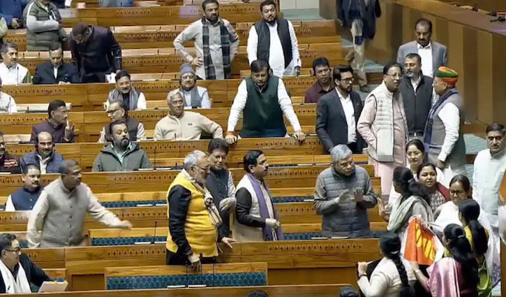 Woman MP approaches PM Modi's chair, chaos ensues: Rijiju shares video of incident that took place in Parliament on February 4