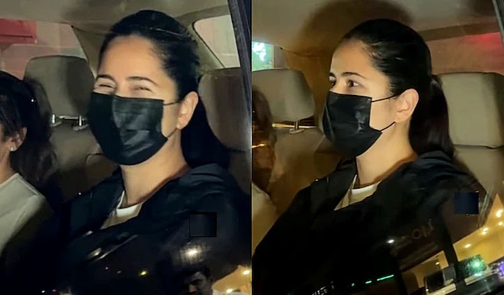 Katrina Kaif makes her first public appearance after giving birth to her son, waving to the paparazzi