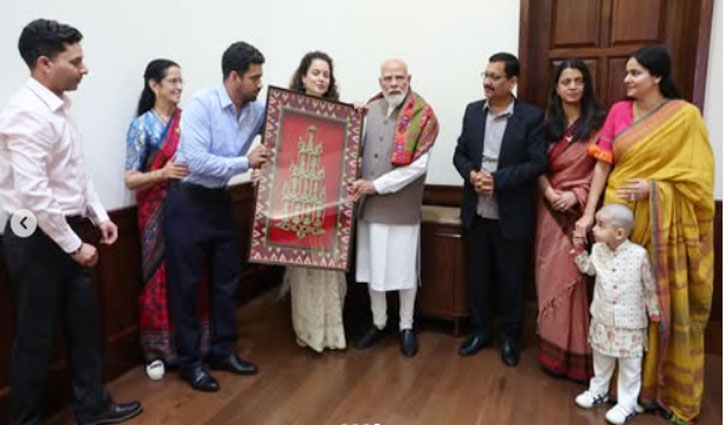 Kangana Ranaut celebrated her 40th birthday with PM Modi and her family