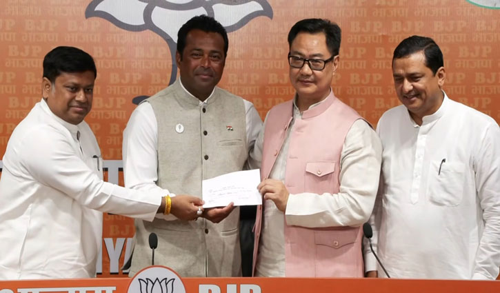 Tennis Legend Leander Paes Joins BJP Ahead of Bengal Assembly Elections
