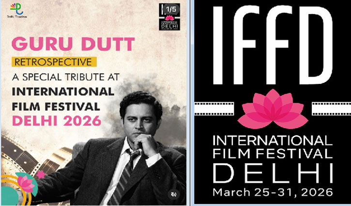 The 4K-restored film Pyaasa will be screened for the first time at the International Film Festival in Delhi.
