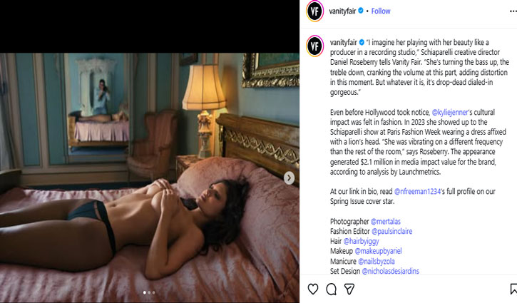 Kylie Jenner went topless in a bold photoshoot, photos went viral