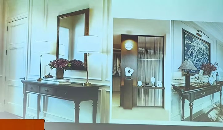 Delhi Deputy Chief Minister and BJP leader Parvesh Verma released photos of 'Sheesh Mahal 2', while AAP MP Sanjay Singh termed them fake