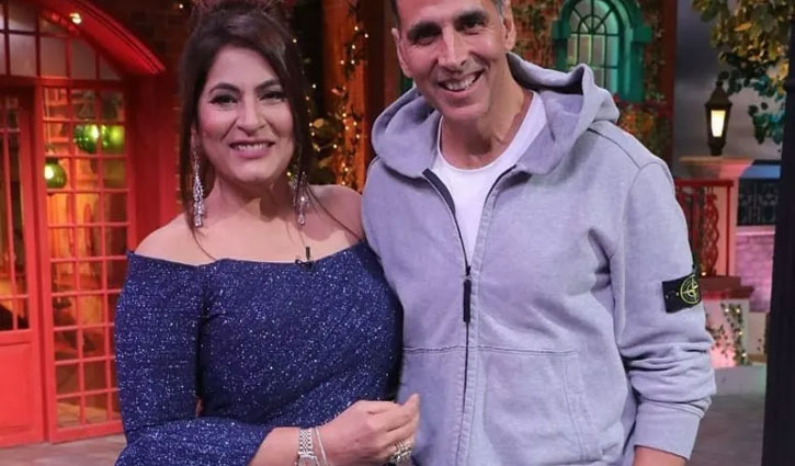 Akshay Kumar takes a dig at Archana Puran Singh for earning lakhs simply by 'laughing loudly'.