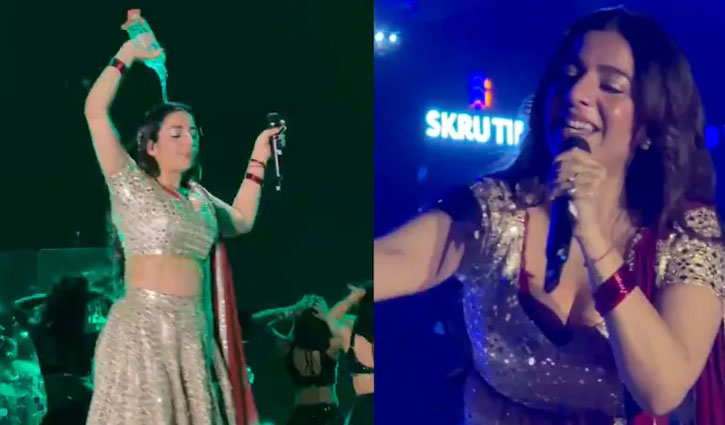 Dhurandhar Singer Jasmine Sandlas Trolled For Pouring Water On Herself And Lip-Syncing During Ahmedabad Concert