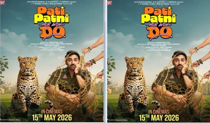 Poster and Release Date Unveiled for Ayushmann Khurrana's Bollywood Comedy 'Pati Patni Aur Woh 2'