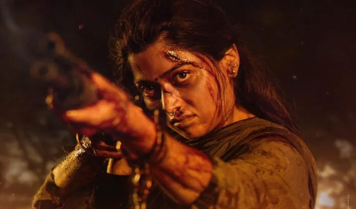 Rashmika Mandanna begins shooting for action scenes for 'Mysaa'.