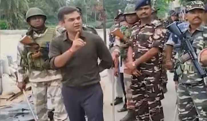 "If you act up...": Encounter Specialist deployed on election duty warns Trinamool candidate.