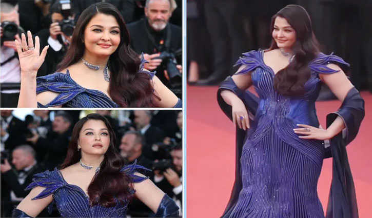 Aishwarya Rai Bachchan Dazzles at Cannes; Her Dress Leaves the World Awestruck.