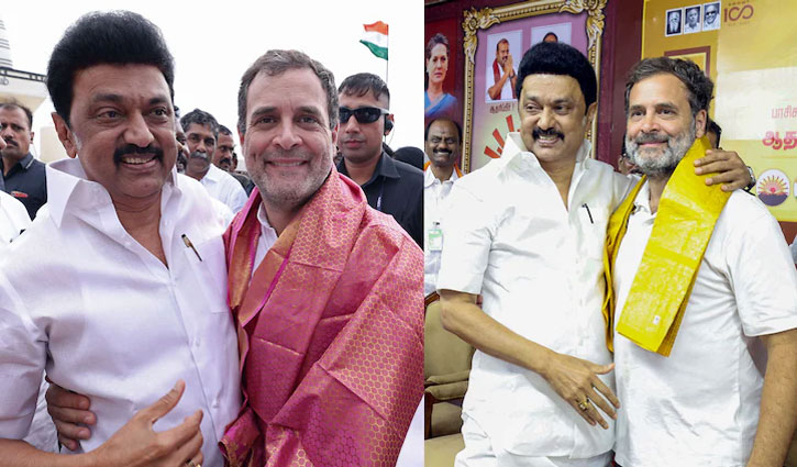 Angered by the Congress party's defection in Tamil Nadu, the DMK stated: "Never let them come near us."