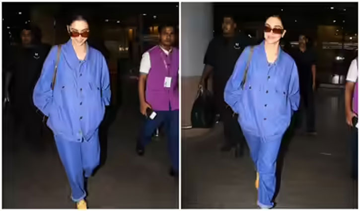 Pregnant Deepika Padukone returns to Mumbai after shooting for ‘King’ with Shah Rukh Khan in Cape Town.