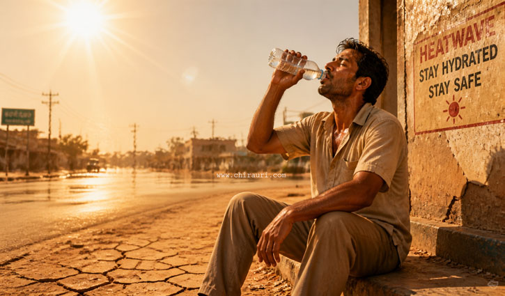 Severe heat wave grips the country, with temperatures crossing 47 degrees in many cities.