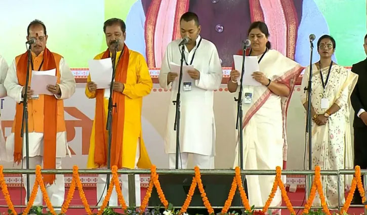 32 New Ministers, Including Nitish Kumar's Son Nishant, Joined the Bihar Cabinet Today.