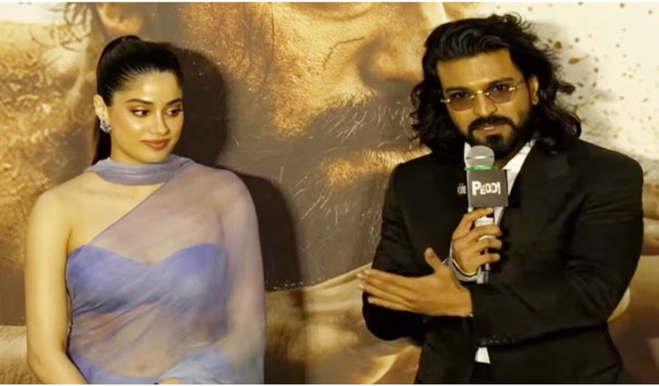 Ram Charan said, "My pairing with Janhvi Kapoor in 'Peddi' honors the legacy of Chiranjeevi and Sridevi."