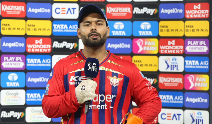 Rishabh Pant uses the 'F-word' on live TV: 'LSG is a hell of a team.'