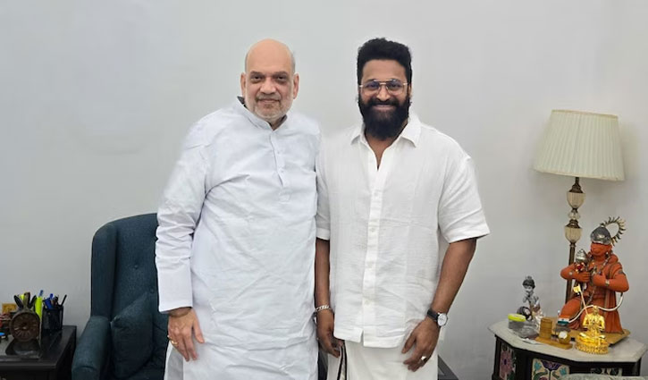 Rishab Shetty met Amit Shah and praised the Home Minister's understanding of culture and cinema.