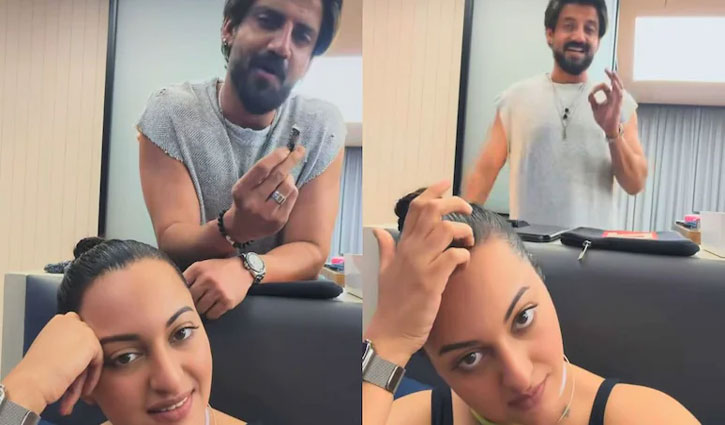 Sonakshi Sinha and Zaheer Iqbal also join the viral 'Melody' trend