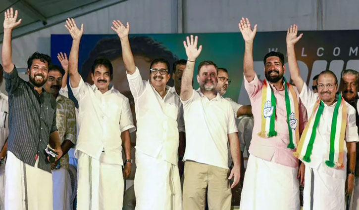 Kerala: UDF leads in over 90 seats in early trends; Left trails.