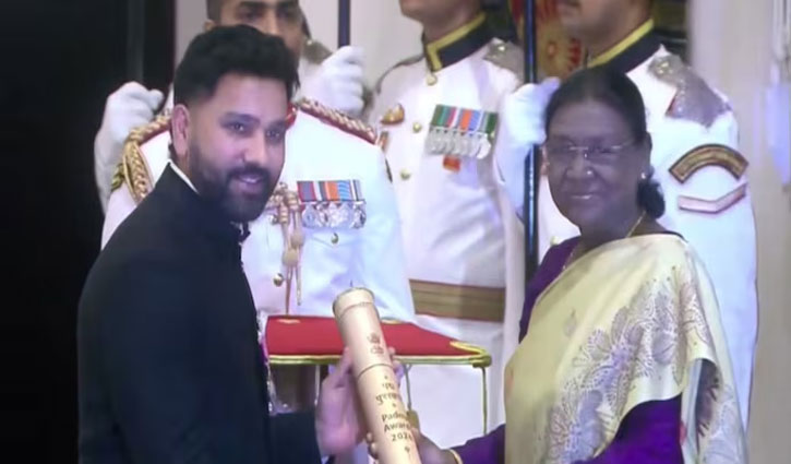 Vijay Amritraj, Savita Punia, and Rohit Sharma honoured with Padma Awards.